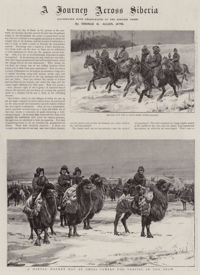 Un viaje a través de Siberia de Thomas Allen